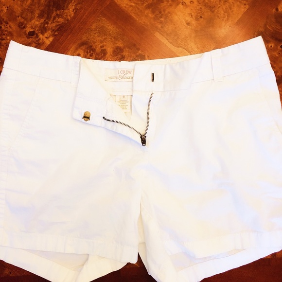 J Crew White 100:/ Cotton Short. - Picture 2 of 2